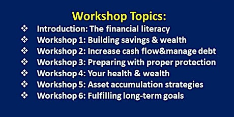 Financial Education Workshop - Help People Know More about Finance
