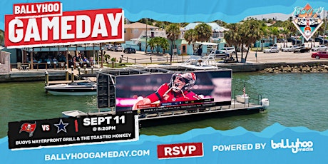 Ballyhoo Game Day: Bucs Football Games @ Buoy's Waterfront & Toasted Monkey