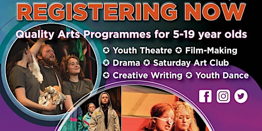 SEPT  Waterford Youth Arts - Youth Film Workshops for (15 - 18 yrs)