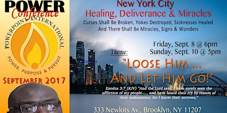 NYC Healing, Deliverance & Miracles Conference 2017 primary image