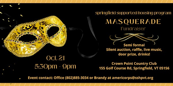 SSHP Masquerade Fundraiser