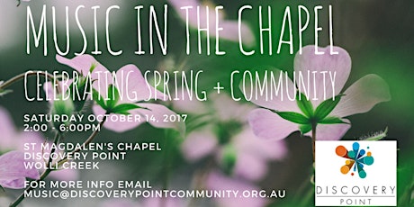 Music in the Chapel - Celebrating Spring + Community primary image