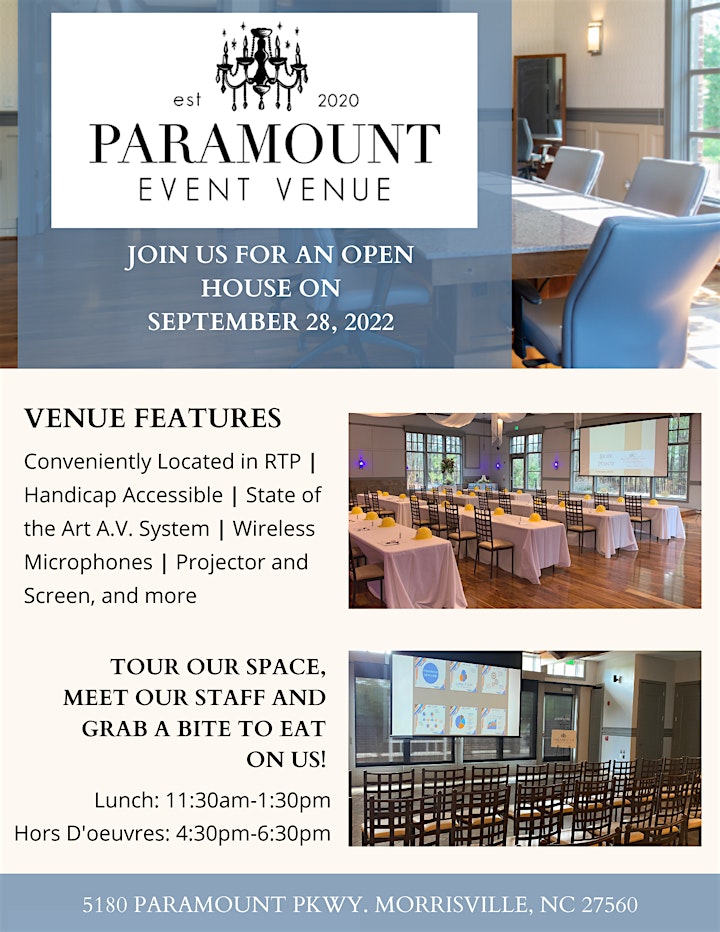 September Open House at Paramount image
