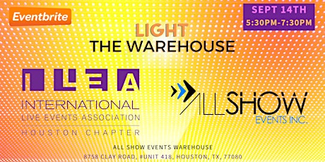 Primaire afbeelding van Light the Warehouse with All Show Events