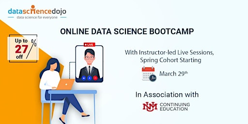 Data Science Bootcamp with Live Sessions - Spring Cohort primary image