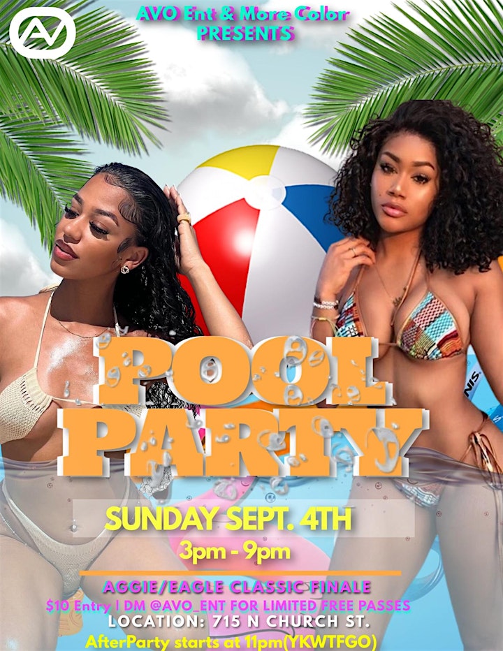 PRIVATE POOL PARTY!! AggieEagle Classic Farewell! Labor Day Weekend! image