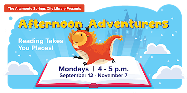 City Library - Children's Storytime - Afternoon Adventurers