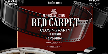 Immagine principale di RED CARPET// CLOSING PARTY 