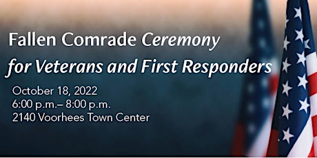 Fallen Comrade Ceremony for Veterans and First Responders