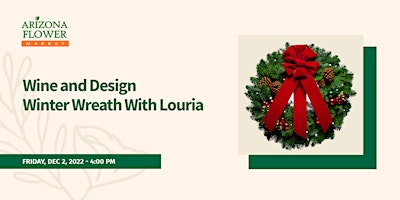Wine and Design Winter Wreath With Louria