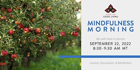 September Mindfulness Morning - IN PERSON