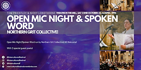 Open Mic Night/Spoken word  with Northern Grit Collective