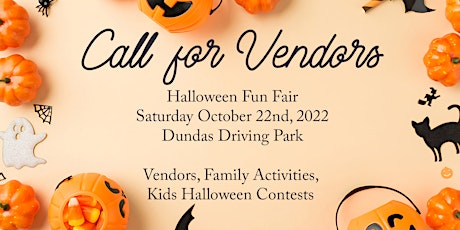 Halloween Fun Fair Vendor Call
