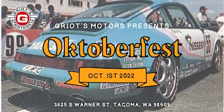 Griot's Motors Presents Oktoberfest - A Bavarian  Car Show