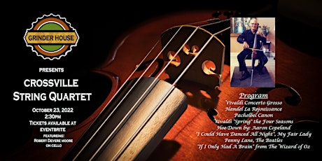 Crossville String Quartet Featuring: Robert Moore, Cellist