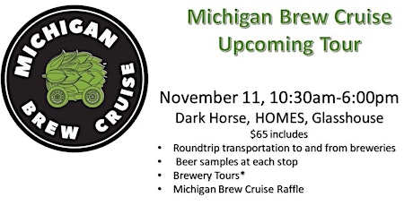 Michigan Brew Cruise November 11, 2017 primary image