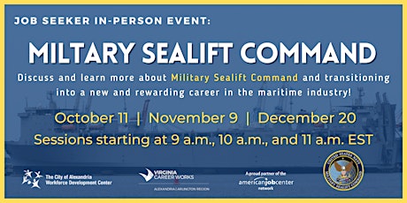 IN-PERSON EVENT: Military Sealift Command