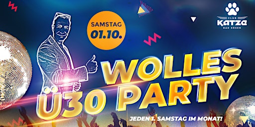 Wolles Ü30 Party im Club Katze Bad Kösen - 01.10.2022