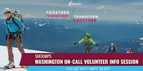 SheJumps | Washington On-Call Volunteer Info Session