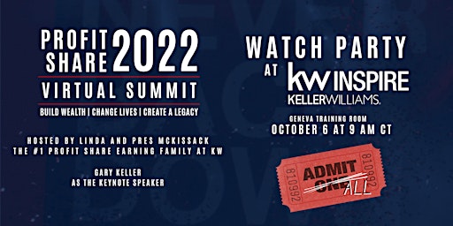 KW Inspire Watch Party: Profit Share Virtual Summit 2022
