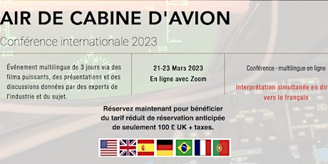 AIR DE CABINE D'AVION - Conférence internationale 2023 [FR]
