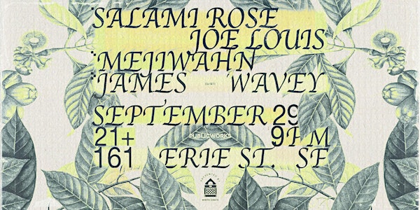 Salami Rose Joe Louis + Mejiwahn presented by White Crate and Public Works
