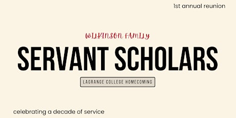 Servant Scholar Reunion 2022