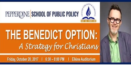 The Benedict Option: A Strategy for Christians tickets