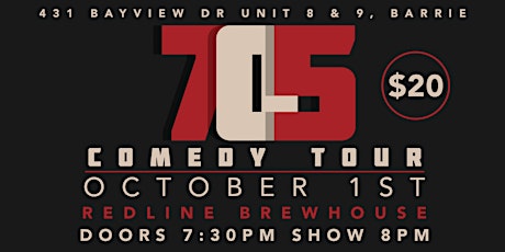 705 Comedy Tour at Redline Brewhouse