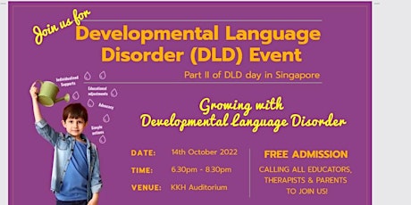 Growing with Developmental Language Disorder primary image