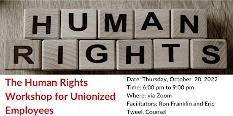 The Franklin Law Human Rights Workshop for Unionized Employees
