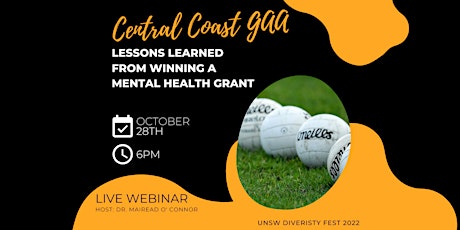 Central Coast GAA Club: Lessons Learned from Winning a Mental Health Grant