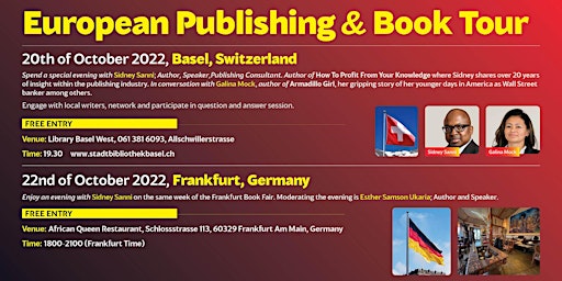 European Publishing & Book Tour