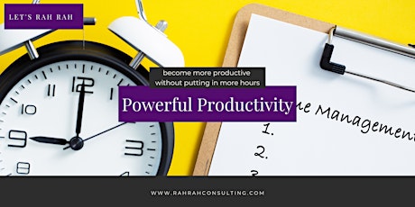 Powerful Productivity for Business Owners and Service Providers