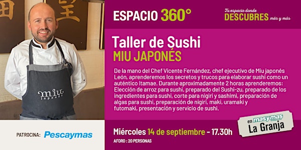 Taller de sushi con Miu en León
