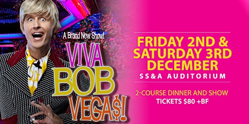 Viva Bob Vegas! - Bob Downe & Dinner SATURDAY SHOW primary image