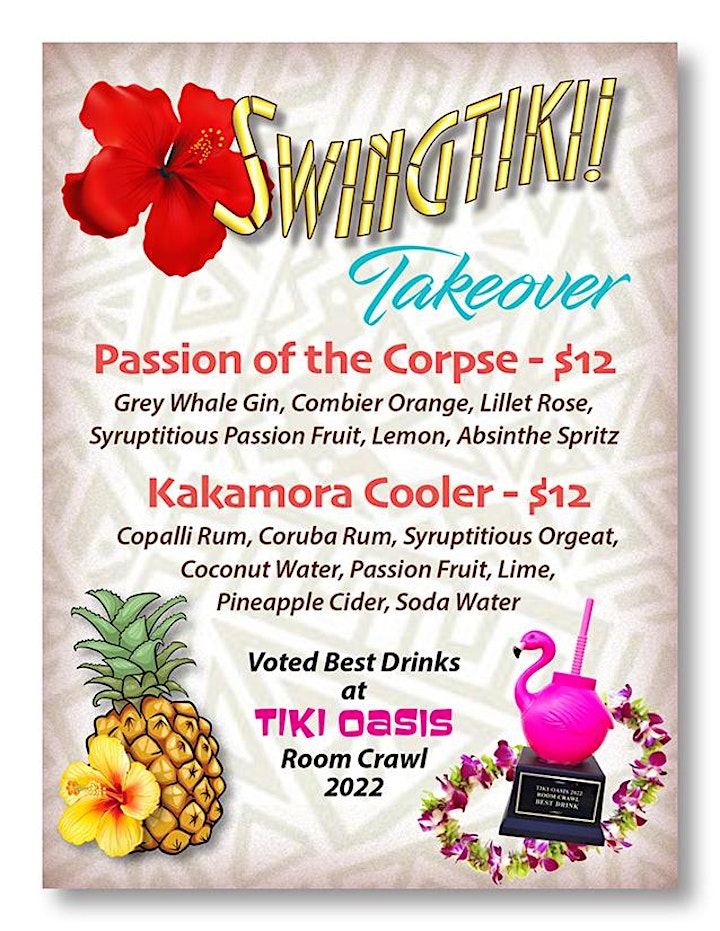 Swingtiki Takeover of The Airliner featuring Shorty's Swingin' Coconuts image