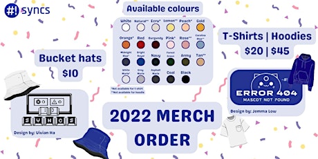 SYNCS 2022 MERCH ORDER primary image