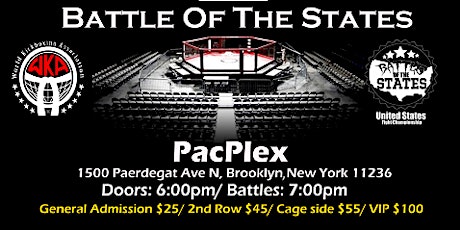 Battle Of The States - MMA CAGE MATCH primary image
