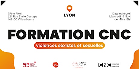 Formation CNC à Lyon : Violences sexistes et sexuelles