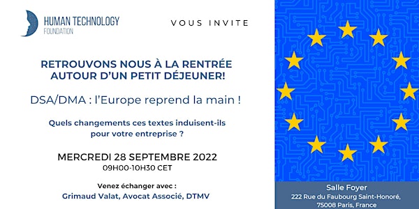 DSA/DMA : l’Europe reprend la main !