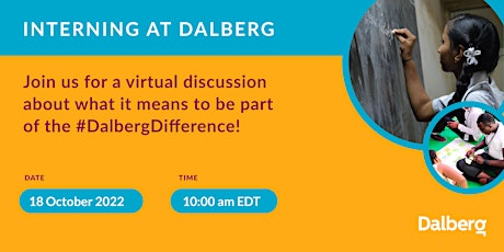Working at Dalberg Webinar - Info Session (18 October  2022 - 10:00am EDT)