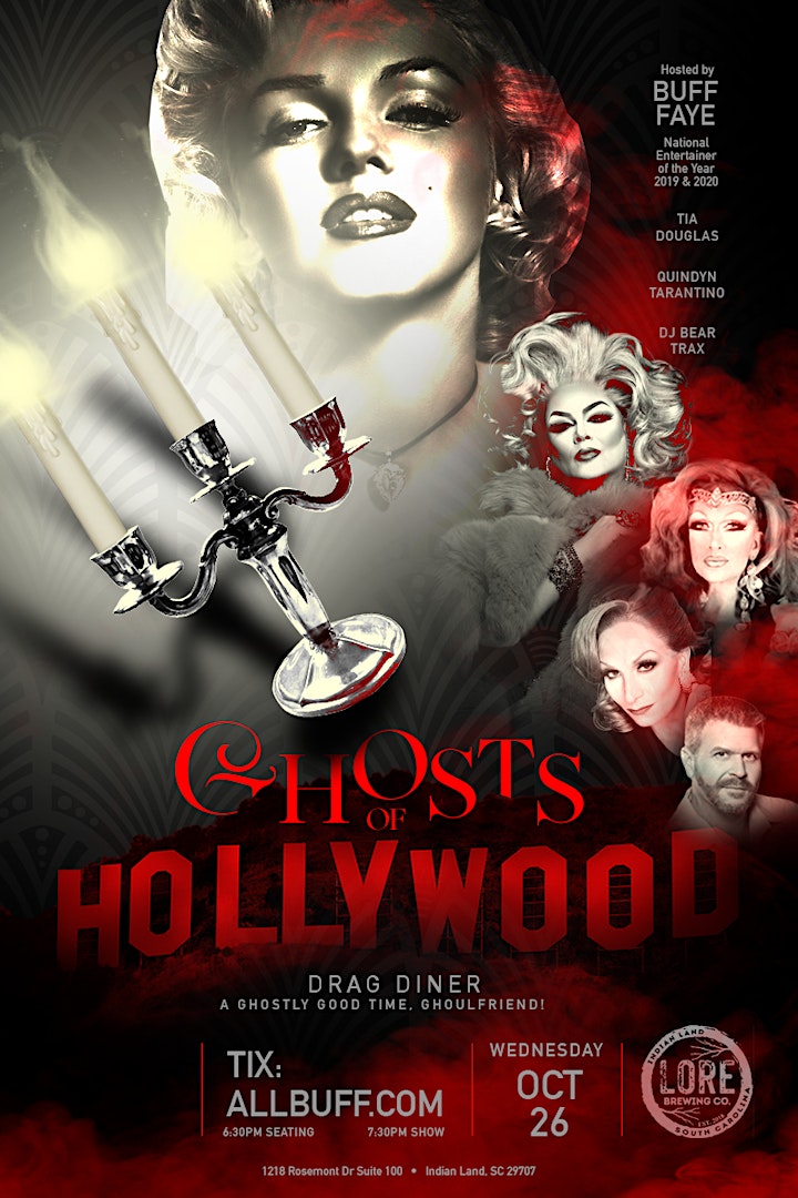 Buff Faye's "GHOSTS OF HOLLYWOOD" Drag Diner: VOTED #1 Food, Fun & Drag image