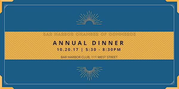 2017 Bar Harbor Chamber of Commerce Annual Dinner