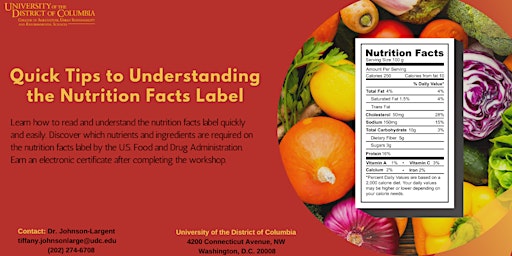 Quick Tips to Understanding the Nutrition Facts Label