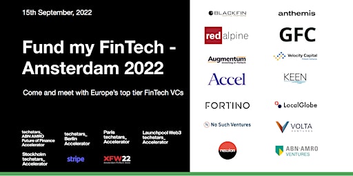 Fund my FinTech |  ABN AMRO + Techstars 2022 primary image