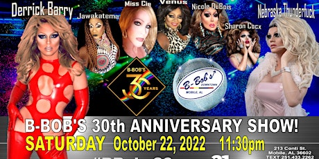 B-Bob's 30th Anniversary Show with Derrick Barry from Drag Race LIVE-Vegas