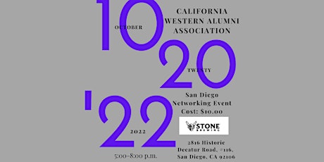 California Western Alumni  Association Networking Event