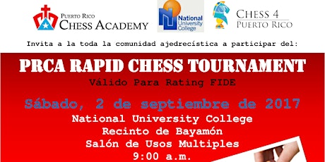 PRCA Rapid Chess Tournament primary image