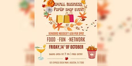 Fall Small Businesses Popup Shop